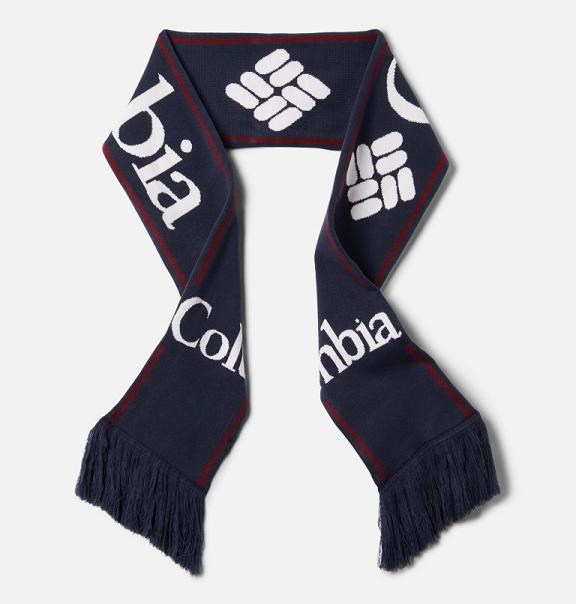 Columbia Lodge Scarves Navy Red For Women's NZ41903 New Zealand